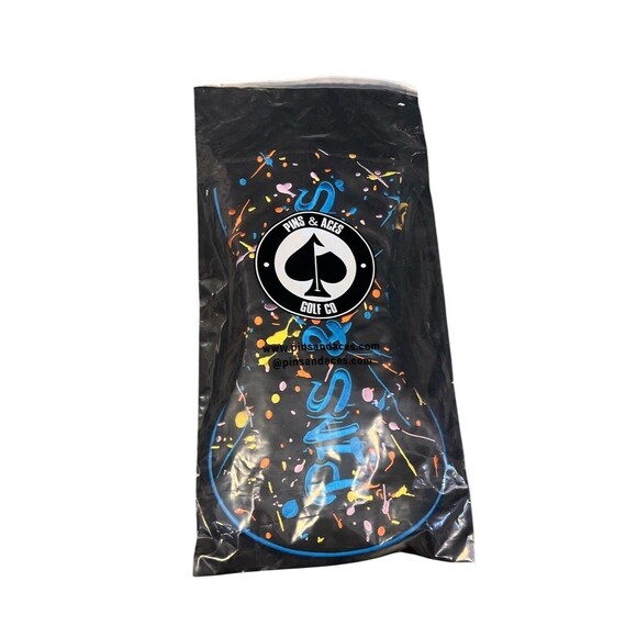 New Pins & Aces Golf Driver Headcover Limited Edition Graffiti/Paint Splatter - Picture 3 of 3